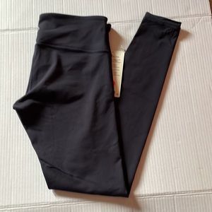 Lululemon Navy Blue Wunder Under Pant/Leggings size 10.